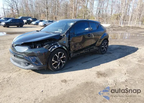 2019 Toyota C-Hr Xle z USA, uszkodzony, nr VIN NMTKHMBX1KR087635